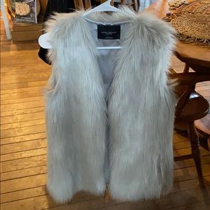 Akira Chicago Black Label Faux Fur Vest Jacket